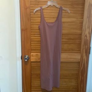 ABERCROMBIE RIBBED MIDI DRESS